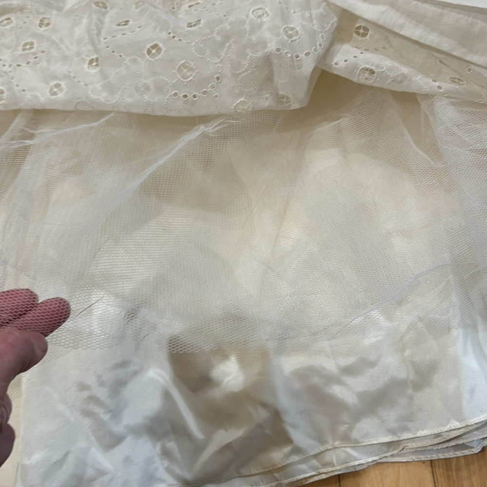 NWOT Anthropologie BHLDN Hitherto Ivory Fondant Tea Wedding Dress - Picture 8 of 10